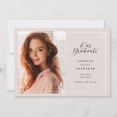 Faire-part Notre diplômé | Diplôme photo (Devant)