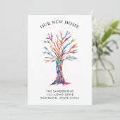 Faire-part Notre nouvelle maison Botanique Déménagement (Debout devant)