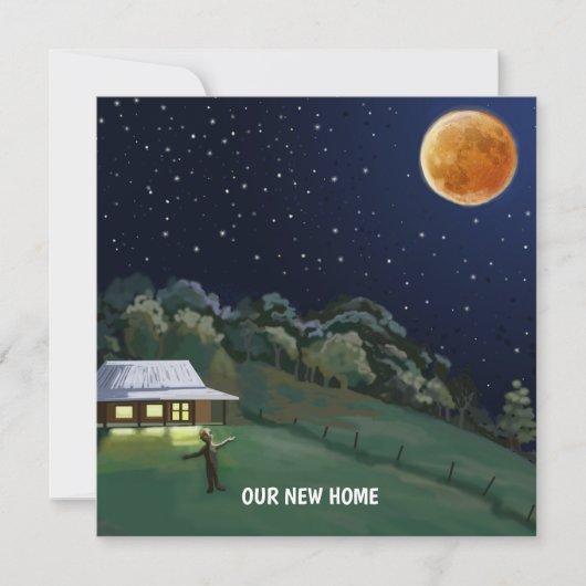Faire-part Notre nouvelle maison treechange (Devant)
