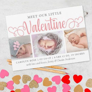 Faire-part Notre petit Valentine 3 Photo