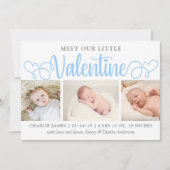 Faire-part Notre petit Valentine 3 Photo (Devant)