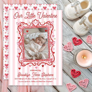 Faire-part Notre petite annonce de naissance photo pour la Sa