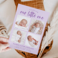 Notre petite Lilac naissance multi photo