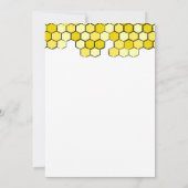 Faire-part Notre Ruche Cultive Le Thème De L'Abeille Faire-pa (Dos)