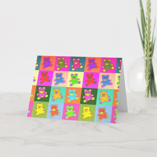 Faire-part nounours (Devant)