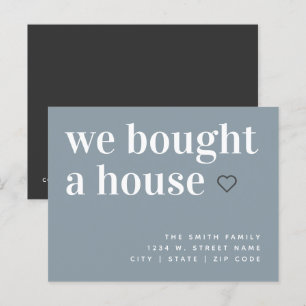 Faire-part Nous Avons Acheté Une Carte Postale Maison Simple