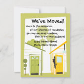 Faire-part Nous avons bougé ! (Devant)
