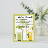 Faire-part Nous avons bougé ! (Debout devant)