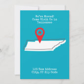 Faire-part Nous avons bougé ! Venez nous rendre visite dans l (Devant)