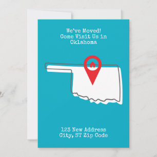 Faire-part Nous avons bougé ! Venez nous rendre visite en Okl
