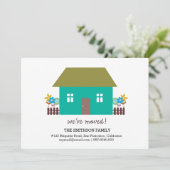 Faire-part nous avons déménagé (Debout devant)