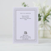 Faire-part Nous avons déménagé (Debout devant)