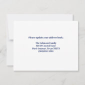 Faire-part Nous Avons Déménagé À La Plage Nouvelle Adresse Do (Dos)