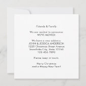 Faire-part Nous avons déménagé Accueil Douce Maison Fête de l (Dos)