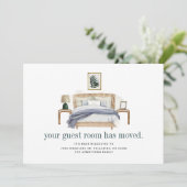 Faire-part Nous avons déménagé Boho Chic Moving (Debout devant)