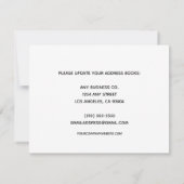 Faire-part Nous avons déménagé Bureaux Moderne Changement d'a (Dos)