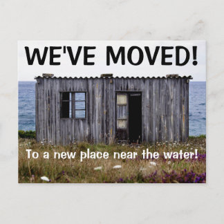 Faire-part Nous Avons Déménagé Carte Postale Changement D'adr