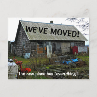Faire-part Nous Avons Déménagé Carte Postale Changement D'adr