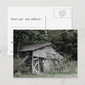 Faire-part "Nous avons déménagé" Carte postale de changement  (Devant / Derrière)