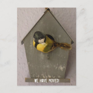 Faire-part Nous avons déménagé ! - carte postale (Maison d'oi