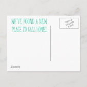 Faire-part Nous Avons Déménagé | Carte postale simple | Home  (Dos)