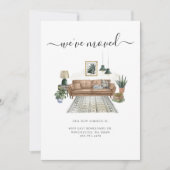 Faire-part Nous avons déménagé Chic Moderne Moving (Devant)