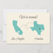 Faire-part Nous avons déménagé ! État pour État Annonce (Devant)