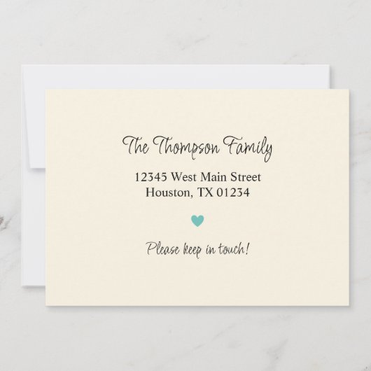 Faire-part Nous avons déménagé ! État pour État Annonce (Dos)