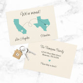 Faire-part Nous avons déménagé ! État pour État Annonce