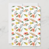 Faire-part Nous avons déménagé Floral & Greenery Mail Box Nou (Dos)