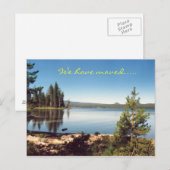 Faire-part Nous avons déménagé la carte postale (Devant / Derrière)