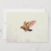 Faire-part Nous avons déménagé, la colombe volante (Dos)