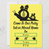 Faire-part Nous Avons Déménagé La Maison De L'Escargot Déména (Devant)