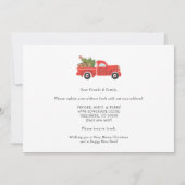 Faire-part Nous avons déménagé les fêtes de Noël Déménager Fa (Dos)