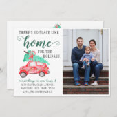 Faire-part Nous avons déménagé Noël Photo vacances Moving (Devant / Derrière)