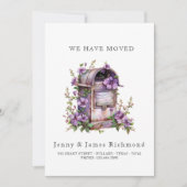 Faire-part Nous Avons Déménagé - Nouvelle Adresse E-Mail Box (Devant)