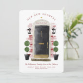 Faire-part Nous avons déménagé - Nouvelle adresse Porte d'aqu (Debout devant)