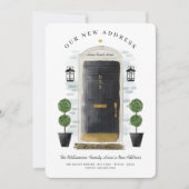 Faire-part Nous avons déménagé - Nouvelle adresse Porte d'aqu (Devant)