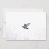 Faire-part Nous avons déménagé, Pigeon (Dos)