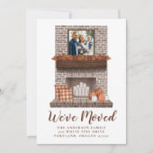 Faire-part Nous avons déménagé Rustic Fall Farmhouse Farmhous (Devant)