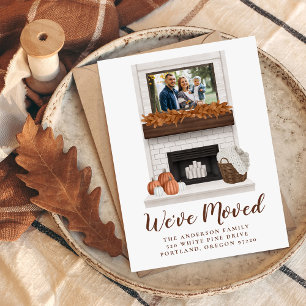 Faire-part Nous avons déménagé Rustic Fall Farmhouse Farmhous
