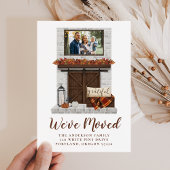 Faire-part Nous avons déménagé Rustic Fall Farmhouse Farmhous