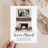 Faire-part Nous avons déménagé Rustic Fall Farmhouse Farmhous