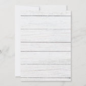 Faire-part Nous avons déménagé Rustic Wood Photo Nouveau Home (Dos)