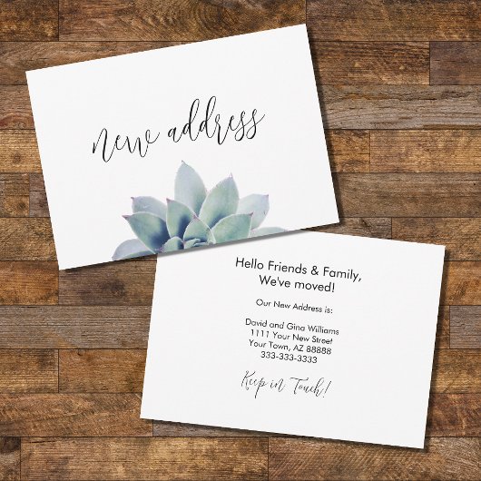 Faire-part Nous avons déménagé Simple Nouvelle Maison Élégant