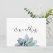 Faire-part Nous avons déménagé Simple Nouvelle Maison Élégant (Debout devant)