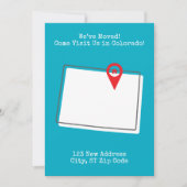 Faire-part Nous avons déménagé ! Venez nous rendre visite au (Devant)