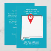 Faire-part Nous avons déménagé ! Venez nous rendre visite au (Devant / Derrière)