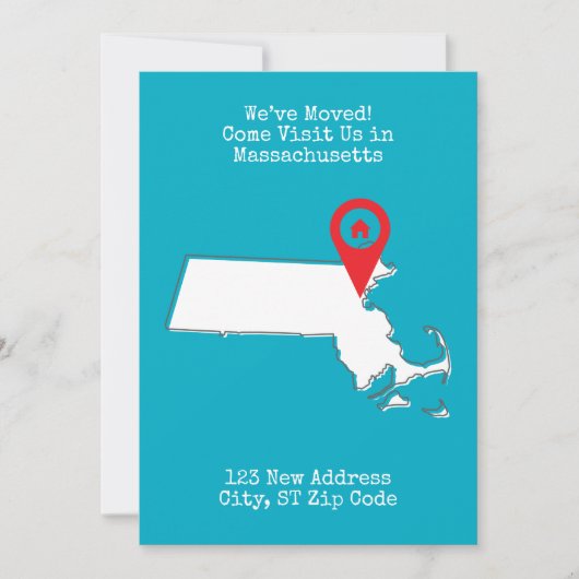 Faire-part Nous avons déménagé ! Venez nous rendre visite dan (Devant)