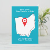 Faire-part Nous avons déménagé ! Venez nous rendre visite dan (Debout devant)